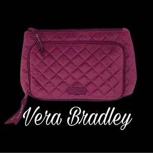 NEW Vera Bradley‎ Compact Organizer, Majestic Magenta, Quilted, Velvety